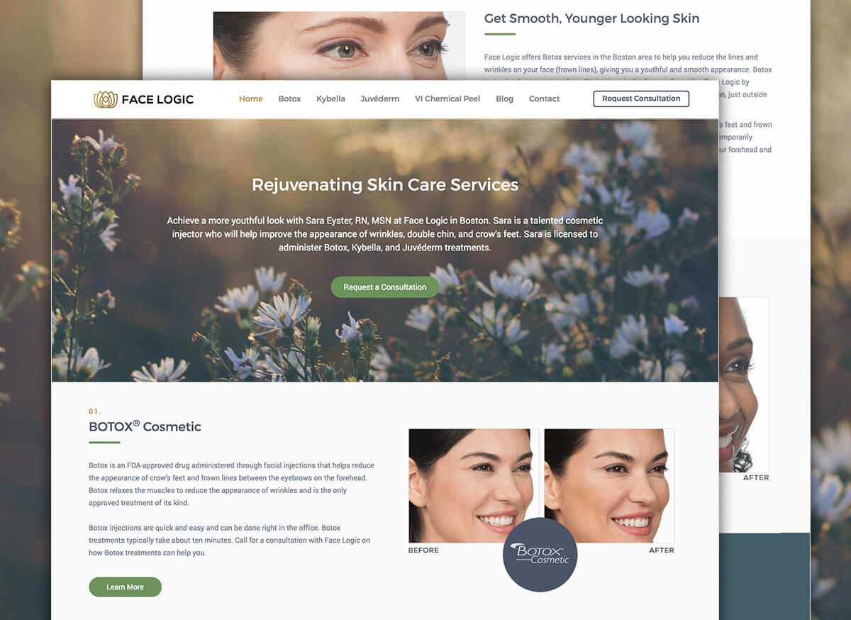 Face Logic Spa Website